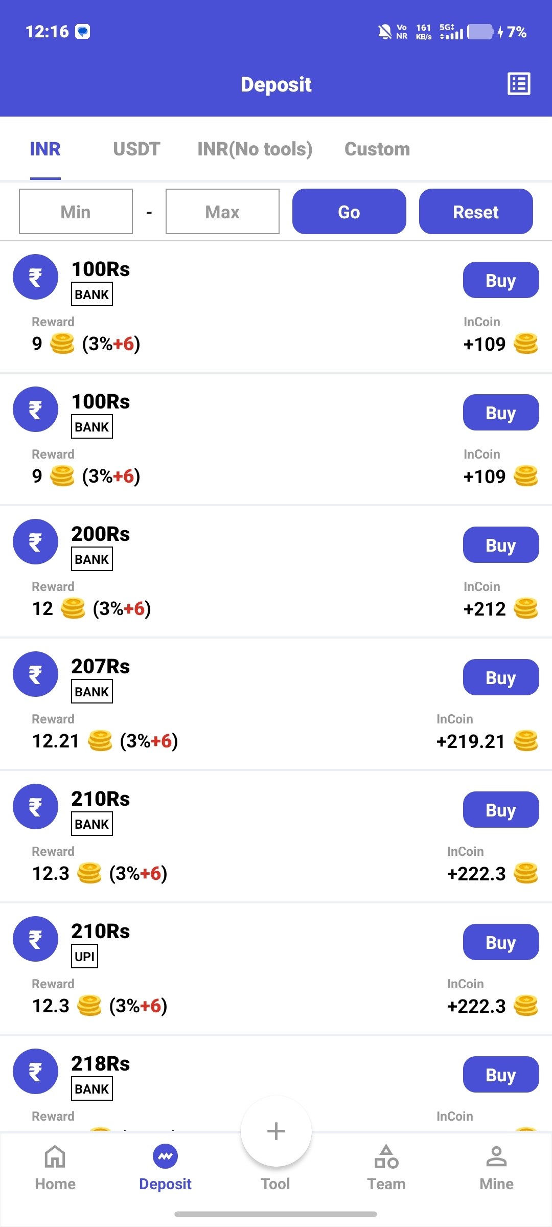 Incoin Pay Withdrawal Page - UPI Withdraw Options on Incoinpay